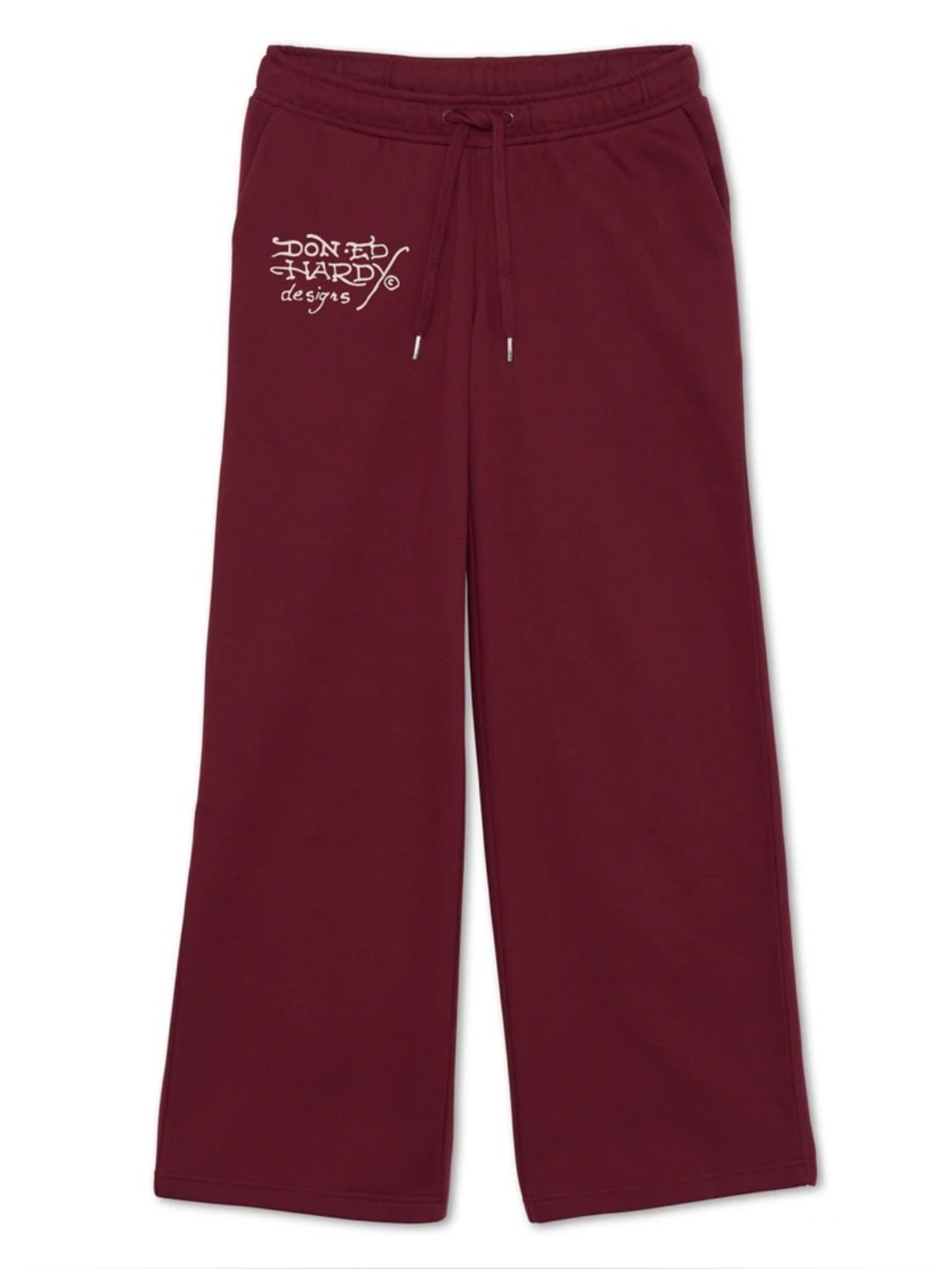 Ed Hardy “RETRO TIGER FLARE SWEATPANTS” with Gold Logo